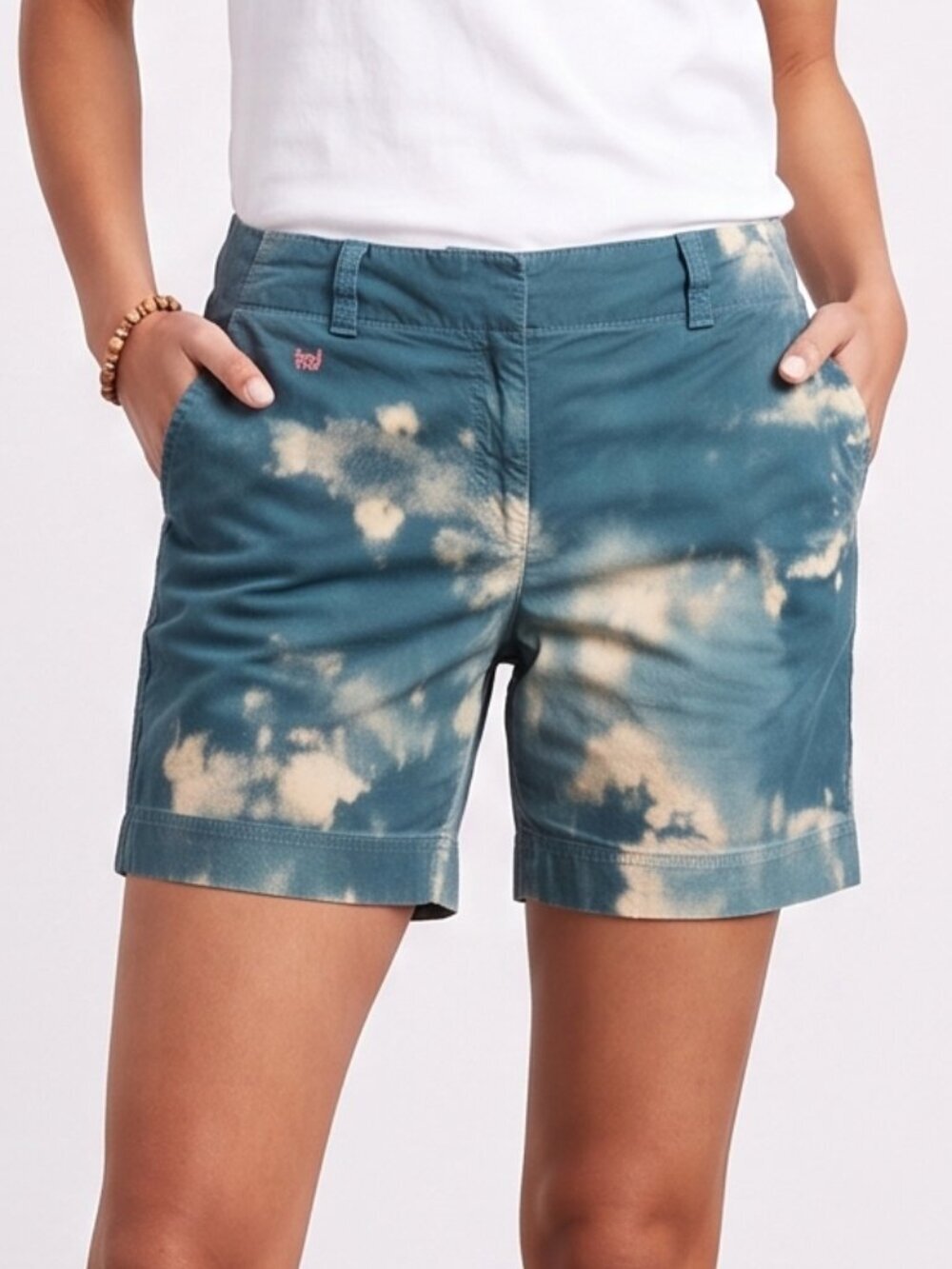Vineyard Vines X Custom BLue Cotton Tie Dye Shorts Size 8 Soft Golf Tennis